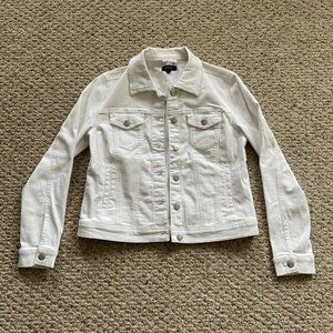 White denim jacket